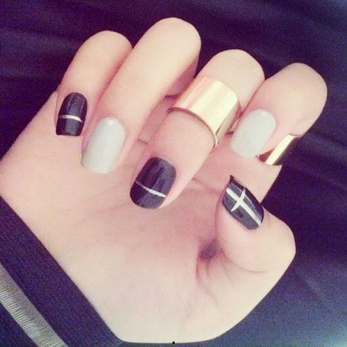 冬日美甲热门话题图片,时尚指尖，温暖一冬